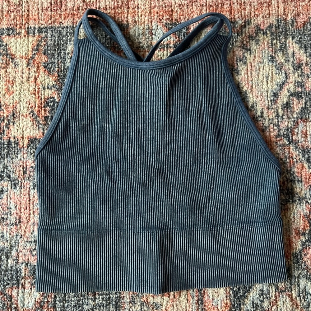 GillyHicks active cross back top